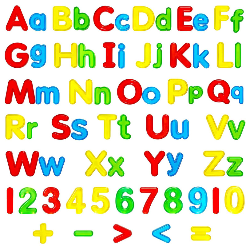 Kids Education Number - Transparente Buchstaben und Zahlen, mathematische Hilfsmittel