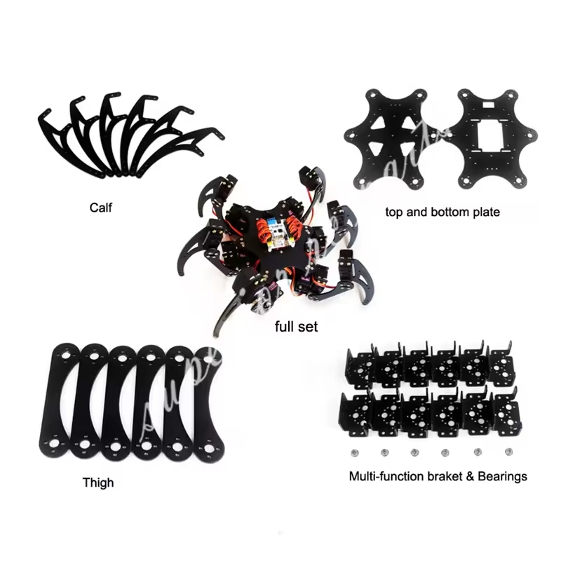 Coding Robot Toy - 18 DOF Aluminium Hexapod Spider Halterung