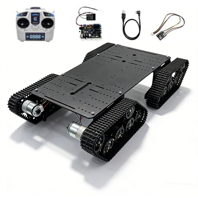 Coding Robot Toy - Vormontierter RC-Raupenwagen mit Motor MC6C, ROS