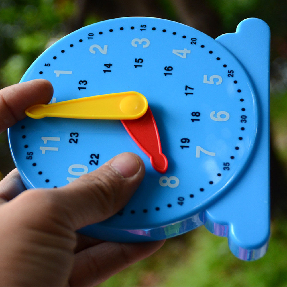 Kids Education Number - 2 Stücke Kinder-Lernuhr Frühes Lernen Lehrmittel
