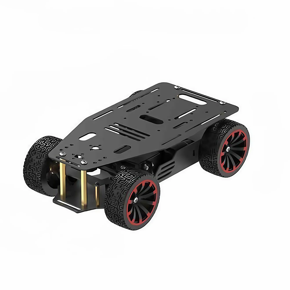 Coding Robot Toy - 5 kg Last 4WD Elektroauto-Codierungsmotor Ackerman-Auto-Chassis