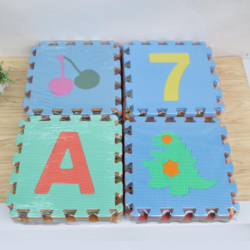 Kids Education Alphabet Numbers - Ungiftige PE-Schaum-Spielmatte Alphabet-Zahlen-Puzzlematte Pädagogische Baby-Krabbelmatte Kinderzimmer-Aktivitätszubehör