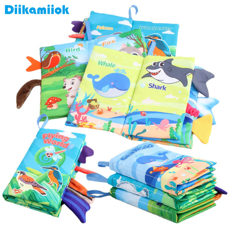 Kids Education Books - Neue Baby-Stoffbücher, visuelles und auditive Ausbildung,
