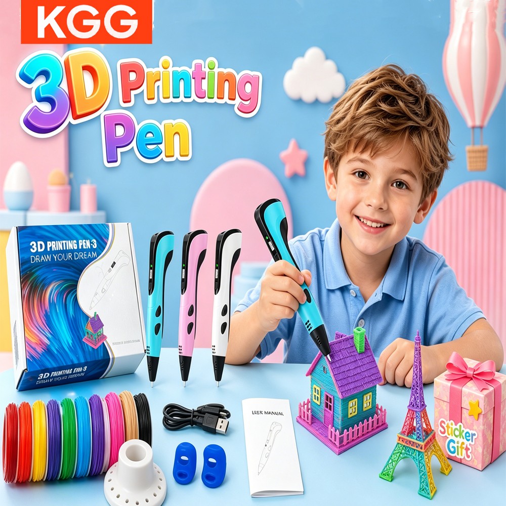 Kids Education Degree - 3D-Druckstift für Kinder mit 40 Farben