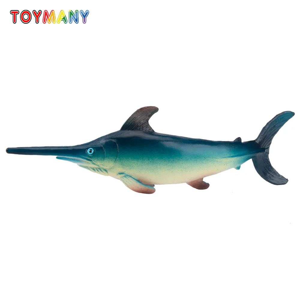 Kids Education Product - Toymany Realistische Schwertfische, Meerestiere, Modellspielzeug, Meeresleben,
