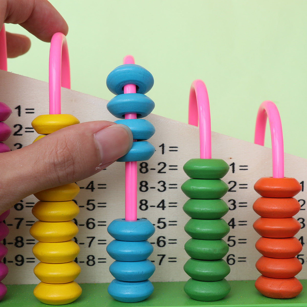 Kids Education Number - Kinder-Abakus Kreatives Lernspielzeug mit Zählperlen für