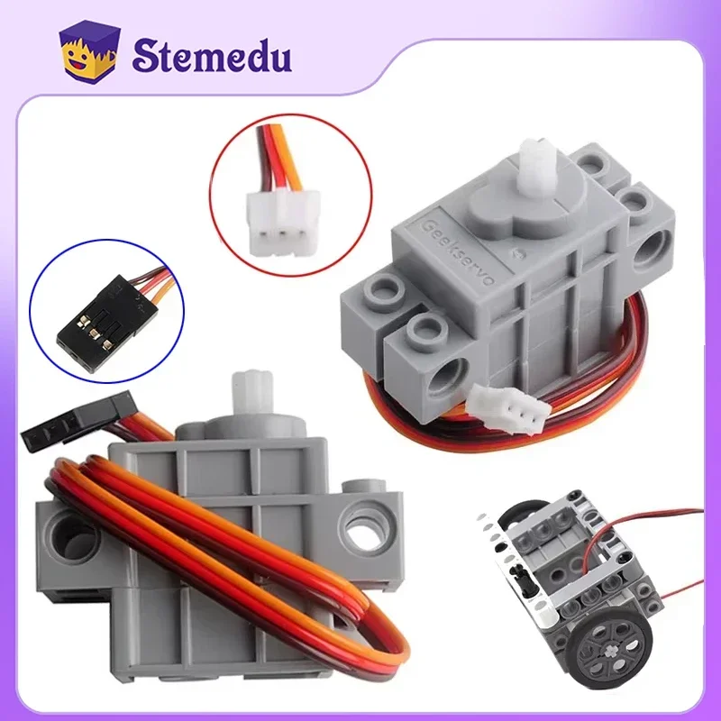 Kids Education Degree - 270-Grad-programmierbarer grauer Geek-Servomotor Geekservo für Legoeds