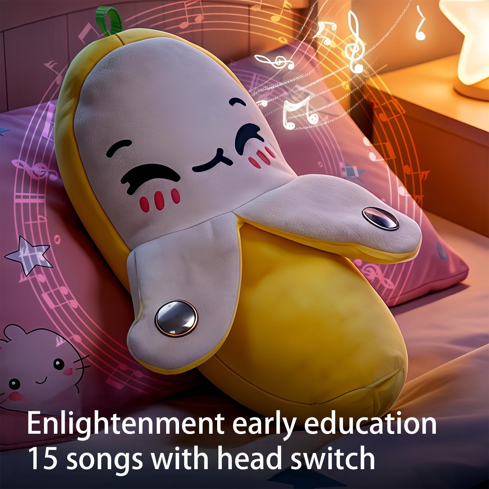 Kids Education Learn Tv - Musikalisches sensorisches Spielzeug, weiche Fruchtpuppe, interaktives