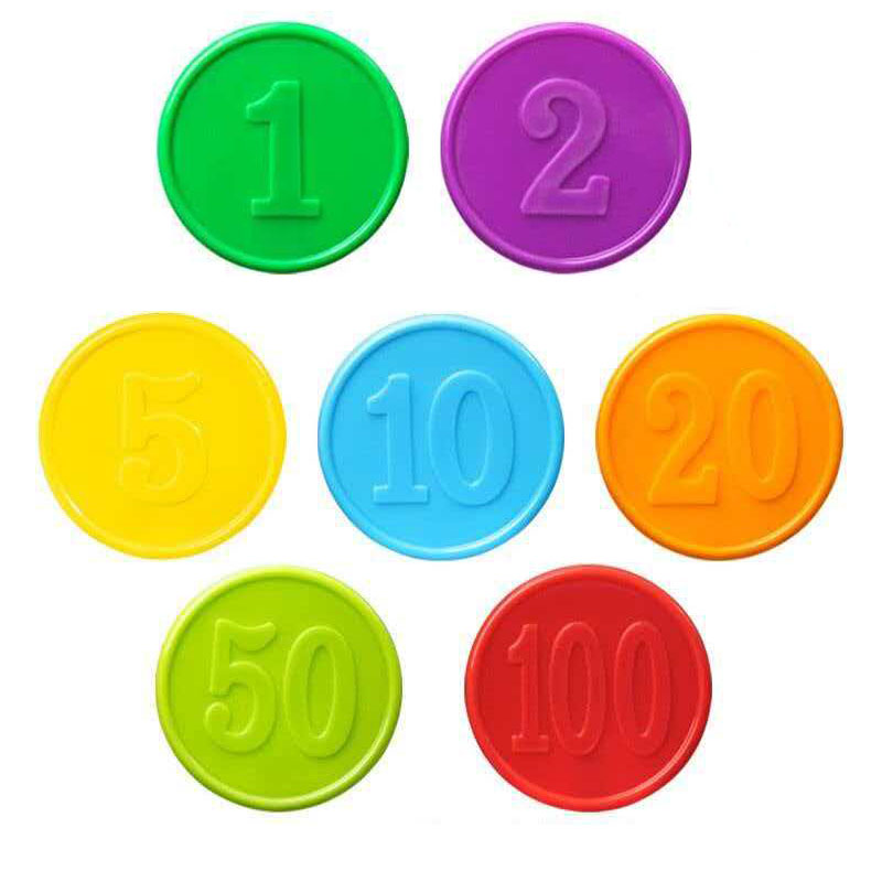 40 Stück Pokerchips mit Zahlen – Kids Education Number Bewertung und Preis