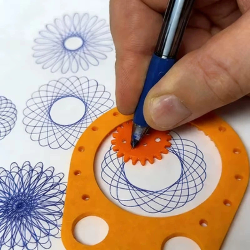 Geometrie-Spirograph-Zeichensc – Kids Education Template Bewertung und Preis