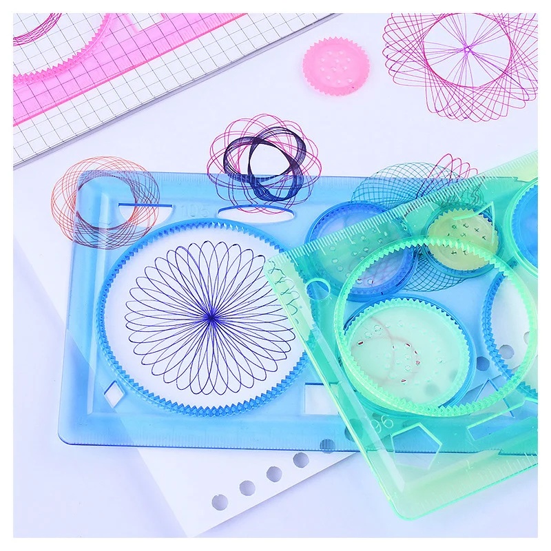 Geometrie-Spirograph Zeichensc – Kids Education Template Bewertung und Preis