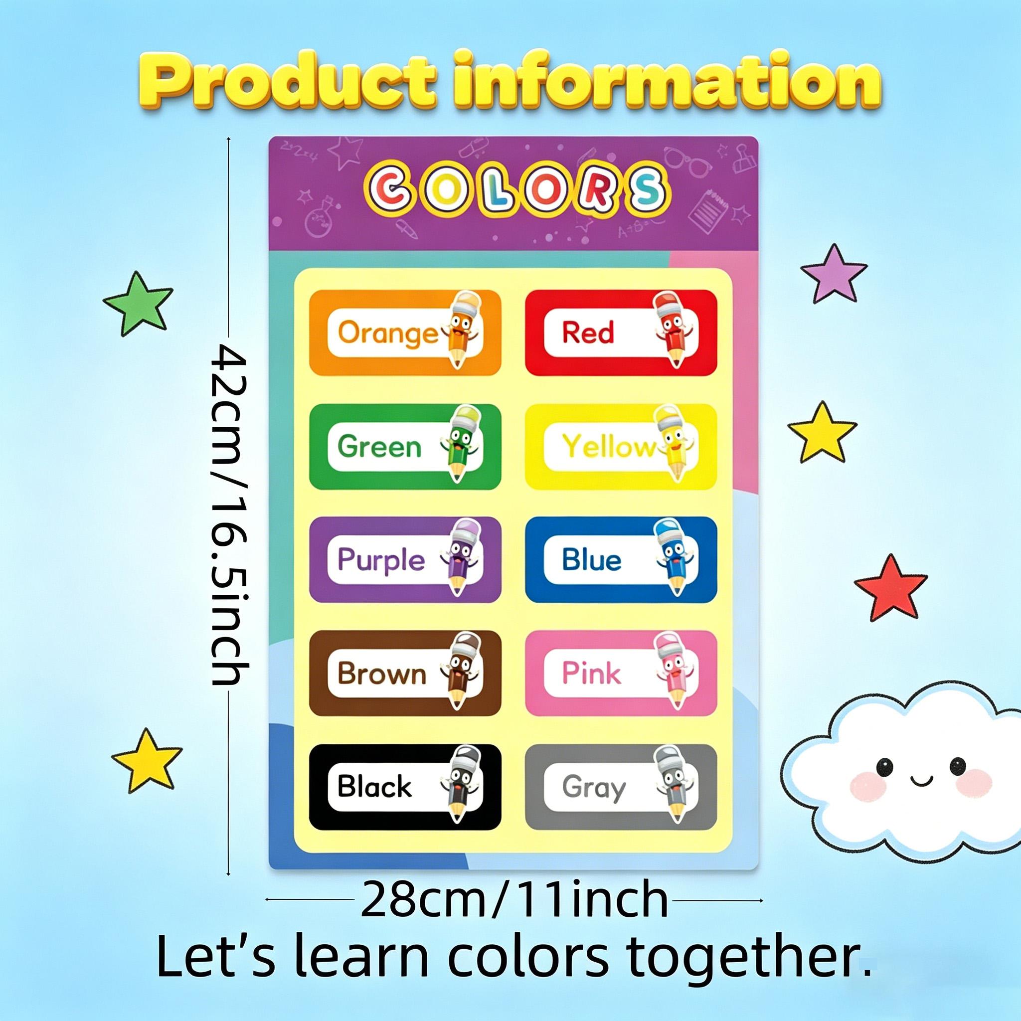 16 Stück Lernposter für Kleink – Kids Education Alphabet Numbers Bewertung und Preis