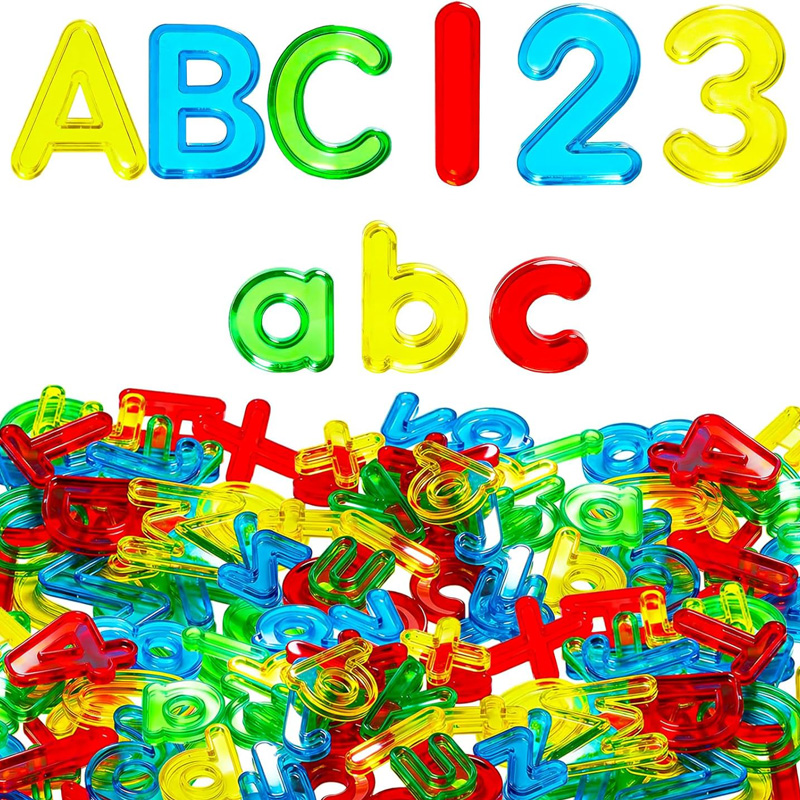 Transparente Buchstaben und Za – Kids Education Number Bewertung und Preis
