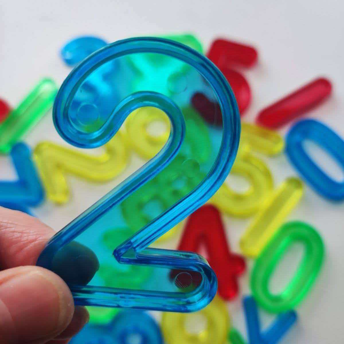 Transparente Buchstaben und Za – Kids Education Number Bewertung und Preis