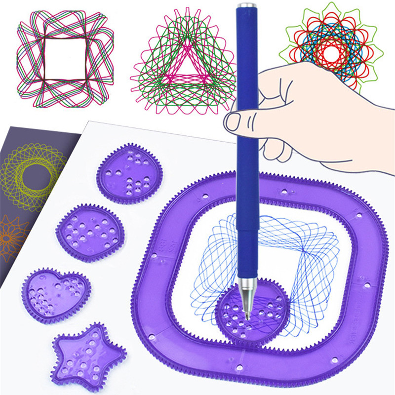 Lustiges Spirograph-Zeichnungs – Kids Education Template Bewertung und Preis
