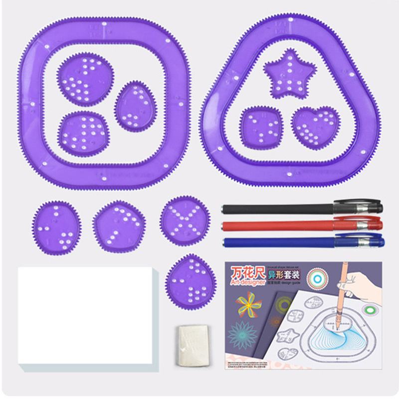 Lustiges Spirograph-Zeichnungs – Kids Education Template Bewertung und Preis