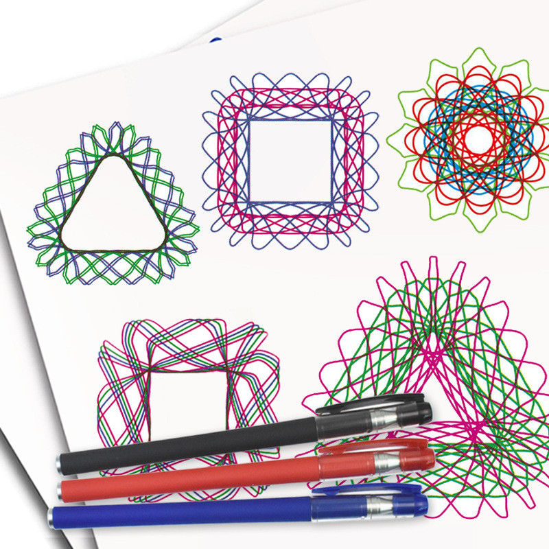 Lustiges Spirograph-Zeichnungs – Kids Education Template Bewertung und Preis