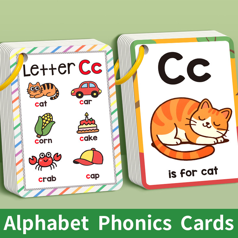 156 Wörter A-Z Lernkarten mit  – Flash Card Alphabet Bewertung und Preis