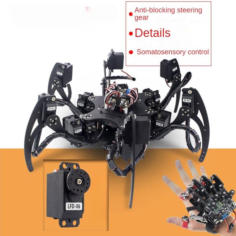 18 DOF Aluminium Hexapod Spide – Coding Robot Toy Bewertung und Preis