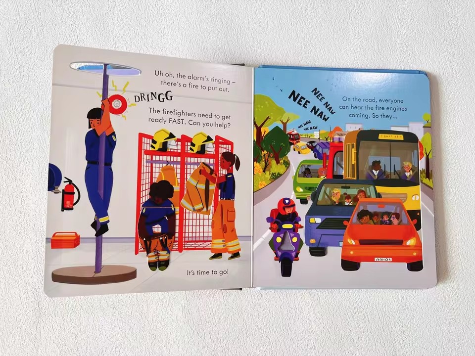 Usborne Peep Inside How A Fire – Kids Education Books Bewertung und Preis