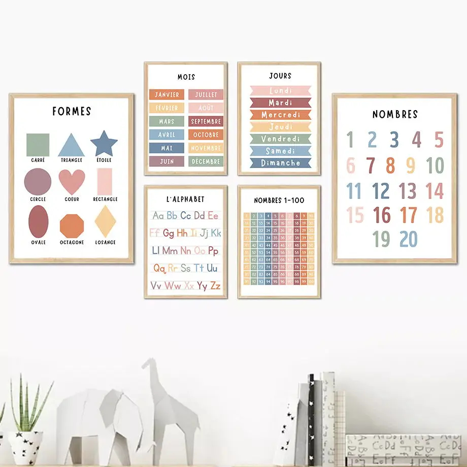 Englisch Französisch Nummer Al – Kids Education Alphabet Numbers Bewertung und Preis