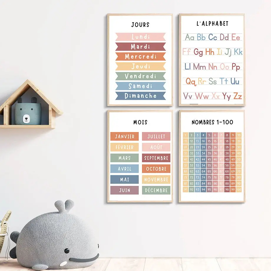 Englisch Französisch Nummer Al – Kids Education Alphabet Numbers Bewertung und Preis