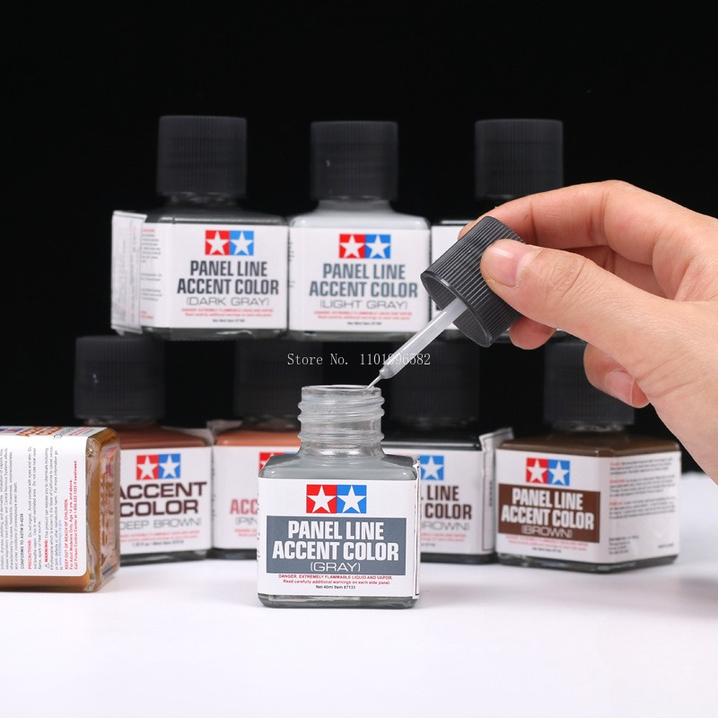 40 ml Panel Line Accent Color  – Tamiya Model Paint Set Bewertung und Preis