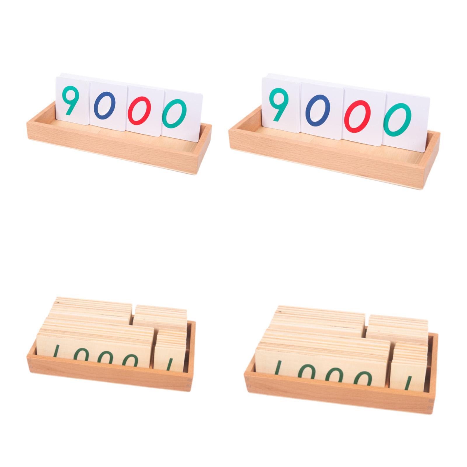 Zahlenkarten, Zählspielzeug, V – Kids Education Number Bewertung und Preis