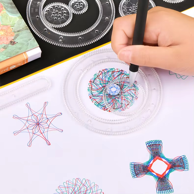 Lustiges Spirograph-Zeichnungs – Kids Education Template Bewertung und Preis