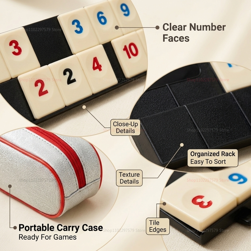 2026 Neues Rummy Cube Spielset – Kids Education Plan Bewertung und Preis