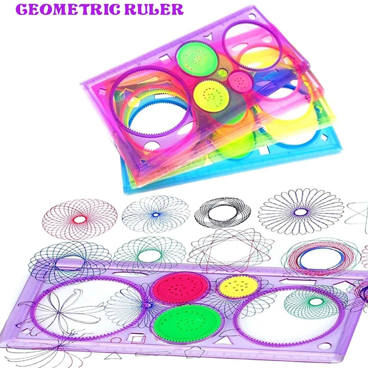 Geometrie Spirograph Zeichnung – Kids Education Template Bewertung und Preis