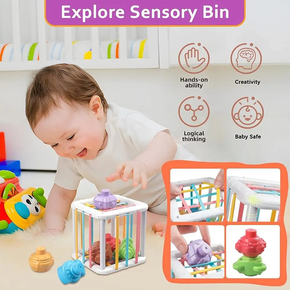 Regenbogenfarbiger Montessori- – Kids Education Product Bewertung und Preis