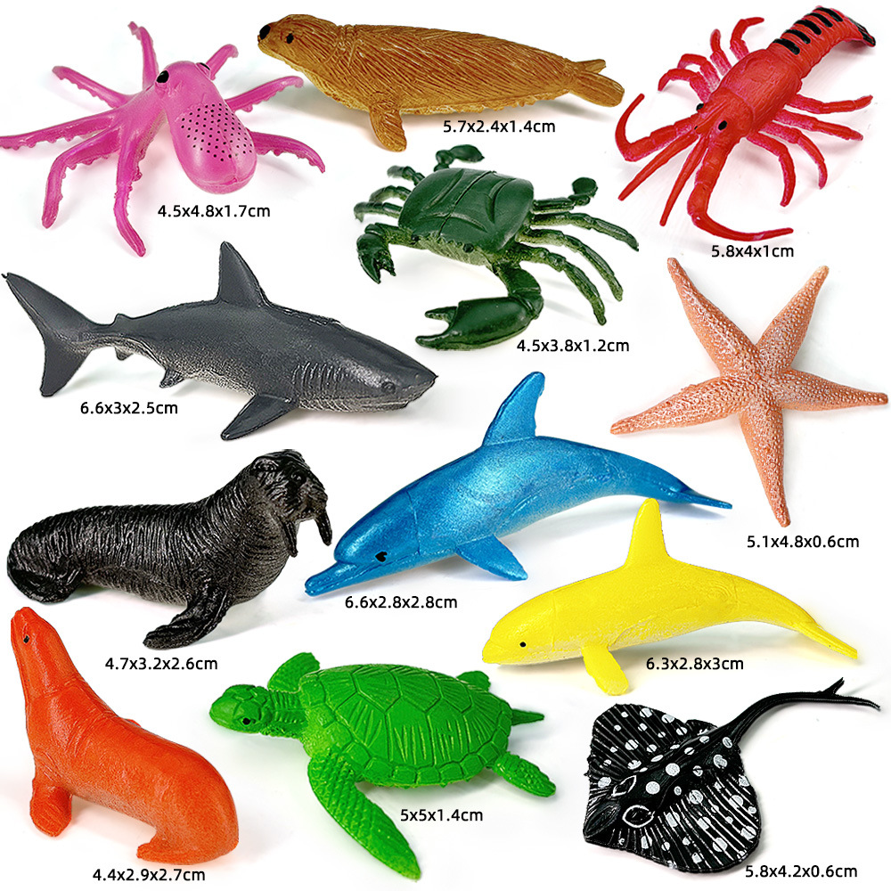 12 stücke Ozean Meer Leben Set – Kids Education Product Bewertung und Preis