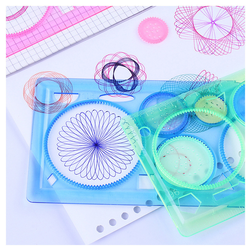 Geometrie Spirograph Zeichnung – Kids Education Template Bewertung und Preis