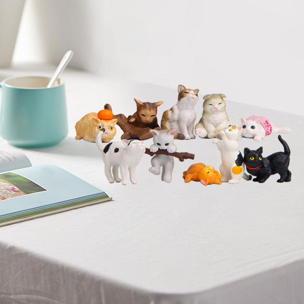 10 Stück PVC-Katzenfiguren, Ti – Kids Education Learn Tv Bewertung und Preis