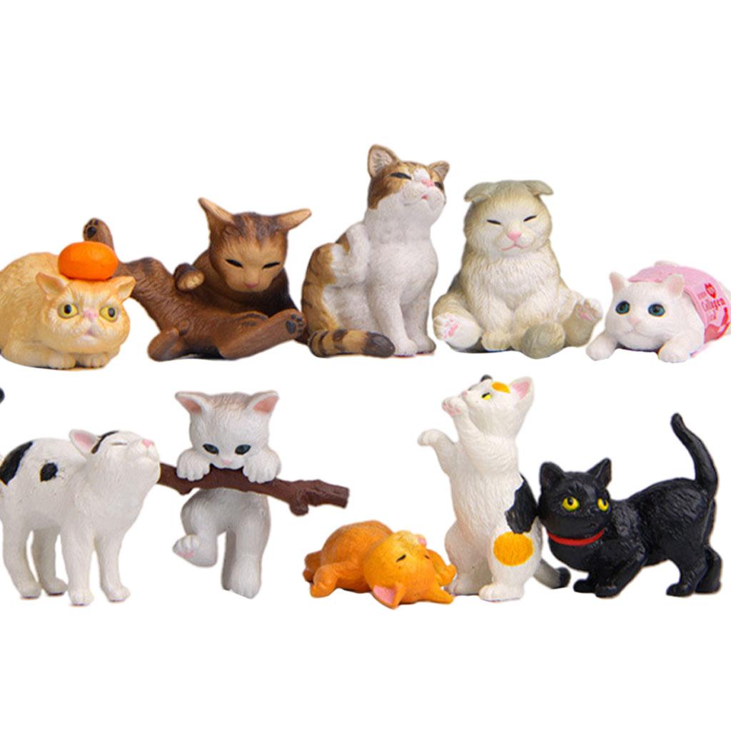 10 Stück PVC-Katzenfiguren, Ti – Kids Education Learn Tv Bewertung und Preis