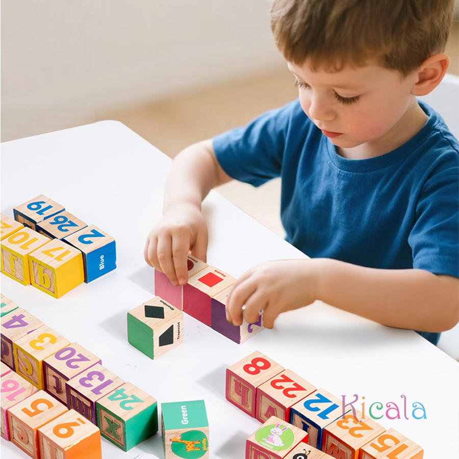 Montessori Holz Zahlenblöcke F – Kids Education Number Bewertung und Preis