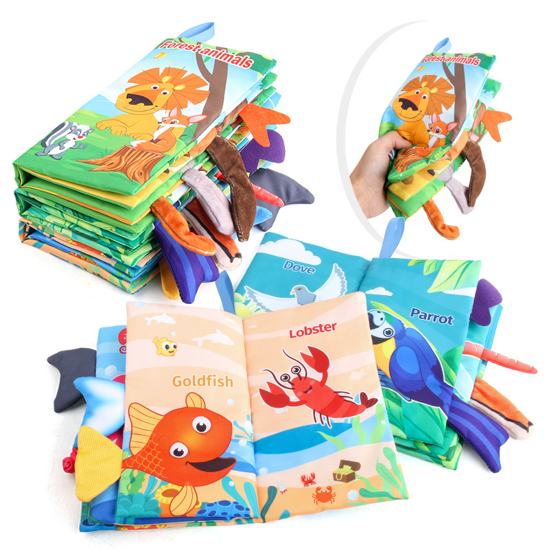 Neue Baby-Stoffbücher, visuell – Kids Education Books Bewertung und Preis