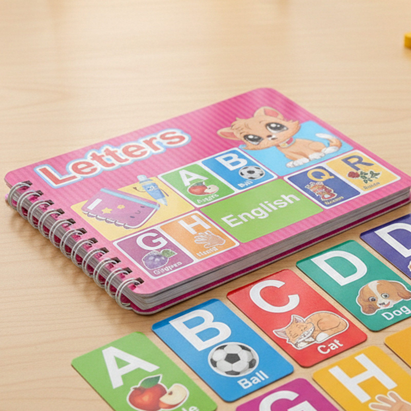 Frühkindliche Lernkarten-Buch  – Kids Education Alphabet Numbers Bewertung und Preis