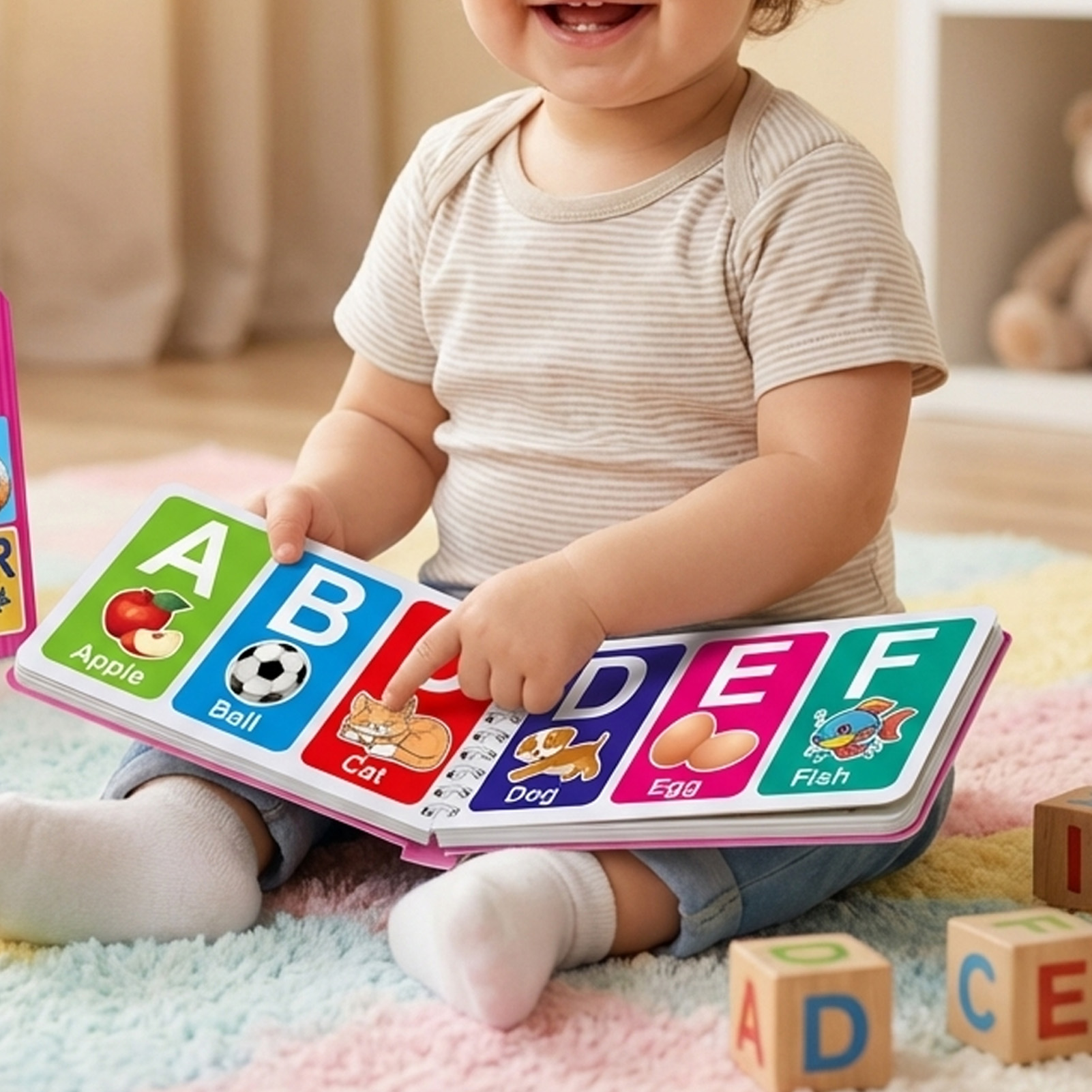 Frühkindliche Lernkarten-Buch  – Kids Education Alphabet Numbers Bewertung und Preis