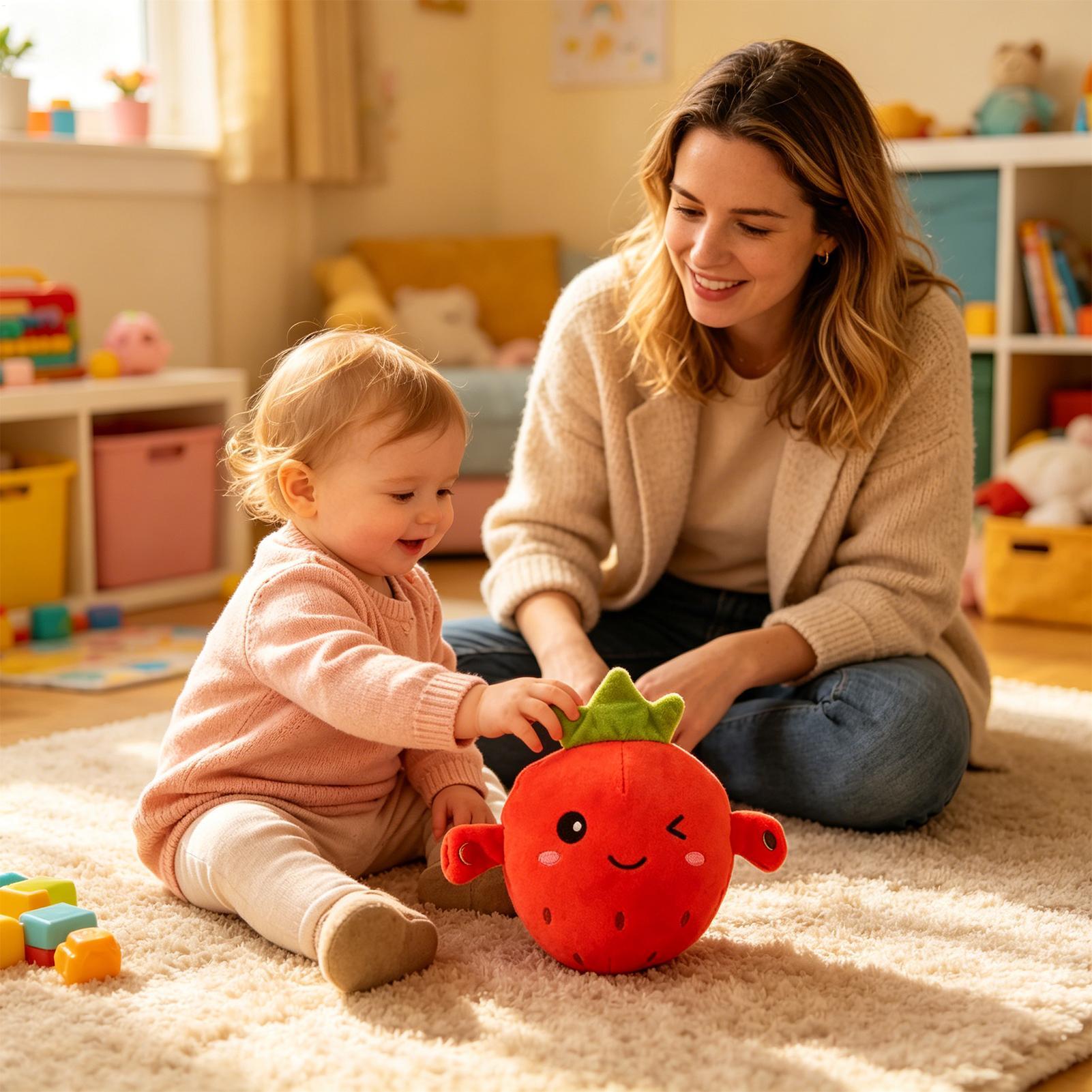 Erdbeer-Plüschpuppe, pädagogis – Kids Education Learn Tv Bewertung und Preis