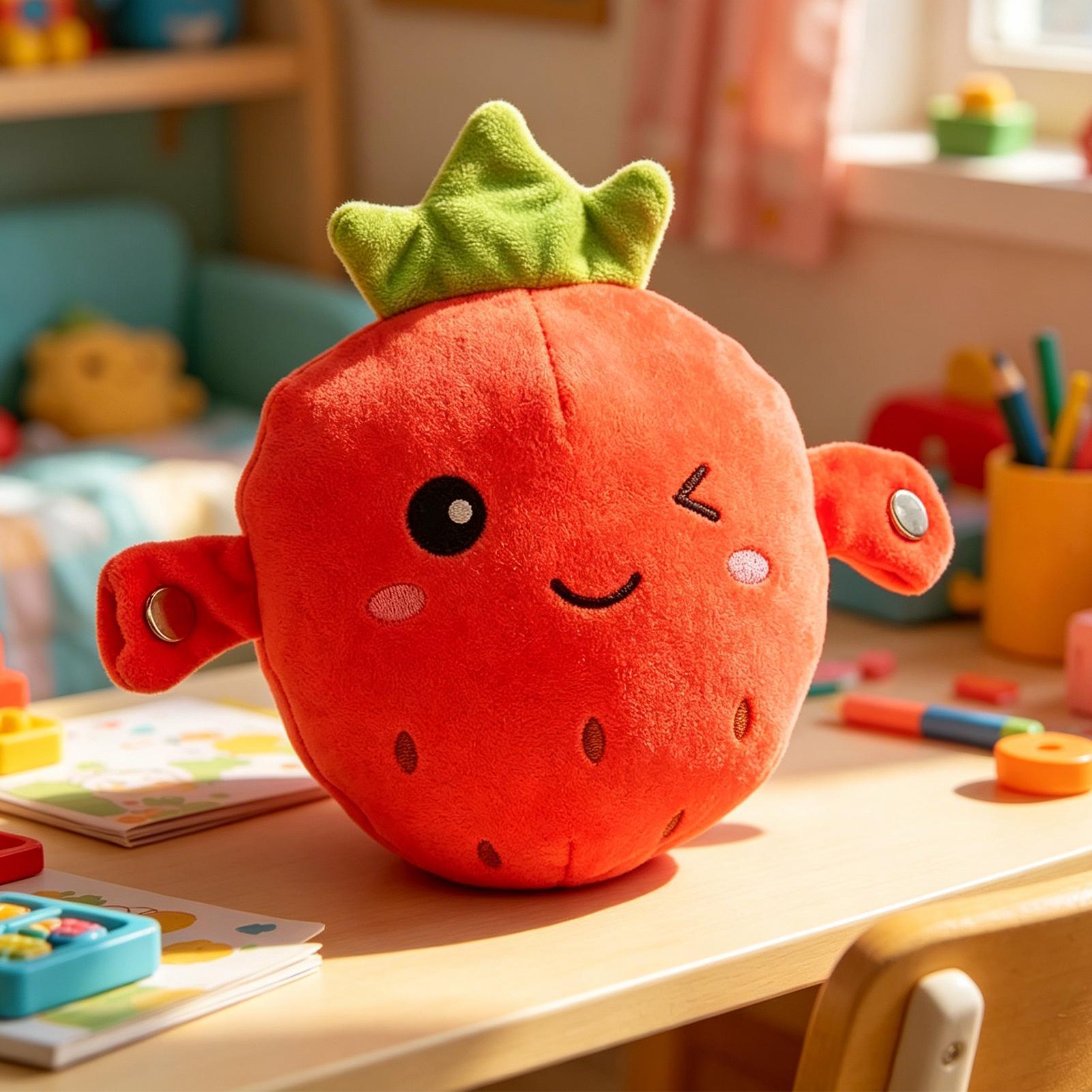 Erdbeer-Plüschpuppe, pädagogis – Kids Education Learn Tv Bewertung und Preis