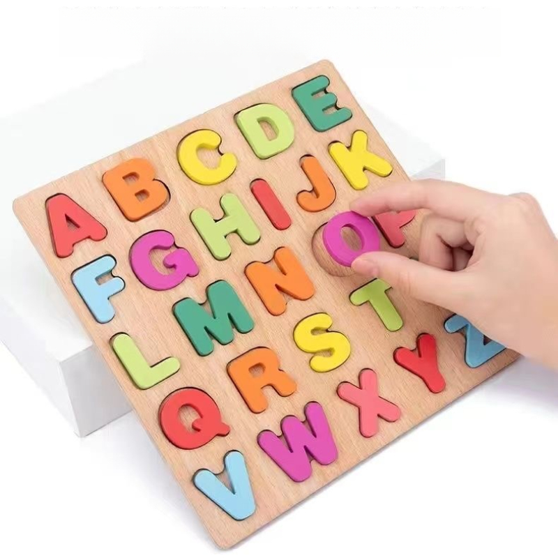 Holz-Alphabet-Puzzle, Brett, Z – Kids Education Alphabet Numbers Bewertung und Preis