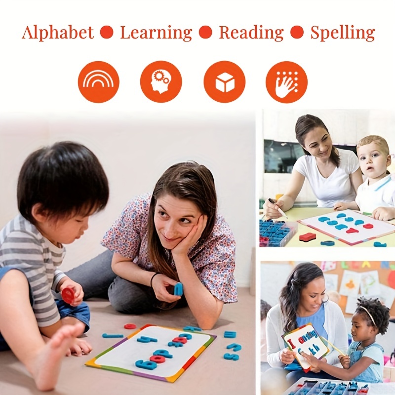 Rot & Blau Englischer Buchstab – Kids Education Alphabet Numbers Bewertung und Preis