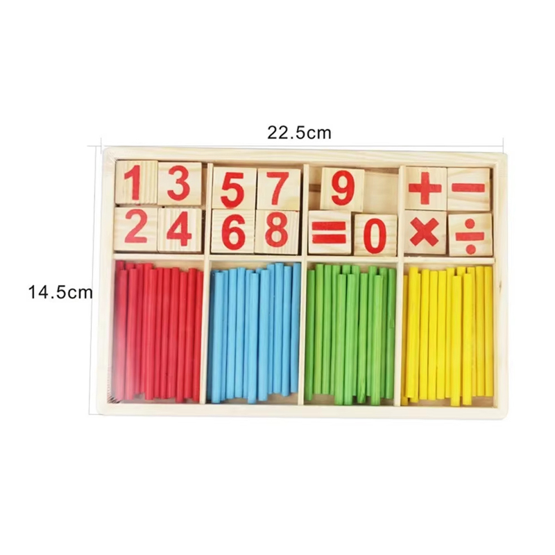 Holz-Zählstäbchen Mathe-Spielz – Kids Education Number Bewertung und Preis