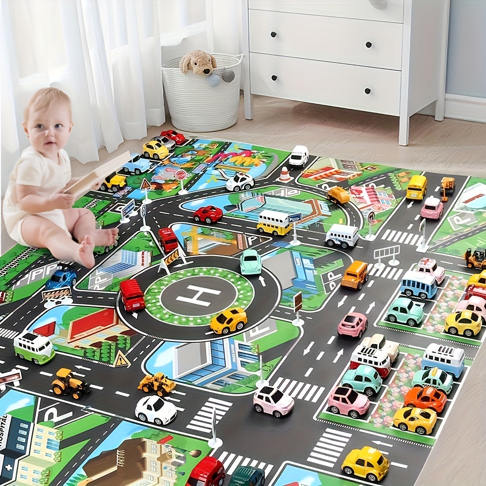 1 Stück, Stadtverkehr-Spielmat – Kids Education Tools Bewertung und Preis
