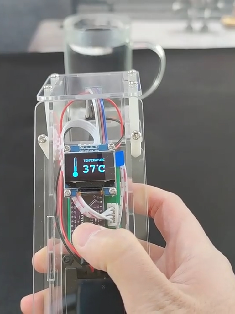 Acryl-Stirnthermometer mit OLE – Coding Robot Toy Bewertung und Preis