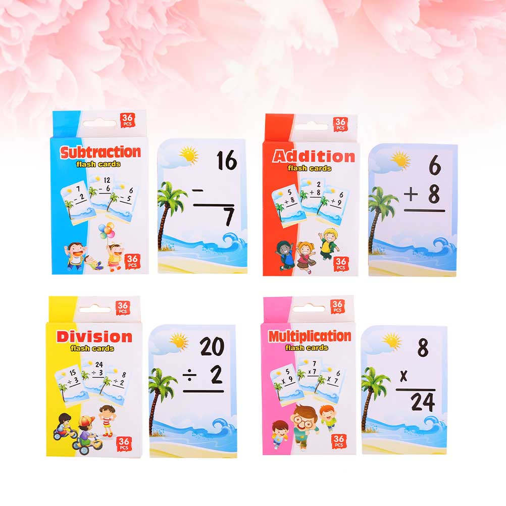 4 Boxen Mathe-Lernkarten für K – Kids Education Tools Bewertung und Preis