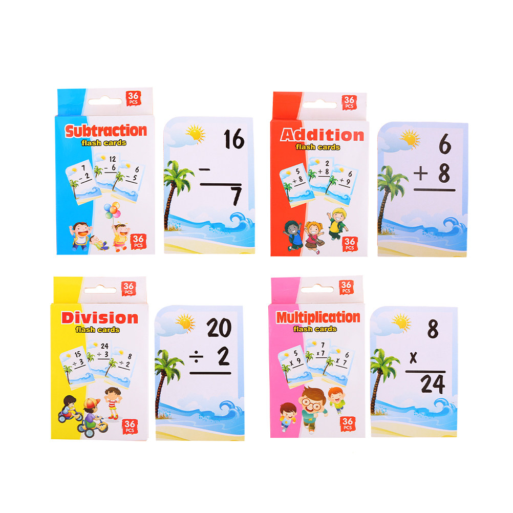 4 Boxen Mathe-Lernkarten für K – Kids Education Tools Bewertung und Preis
