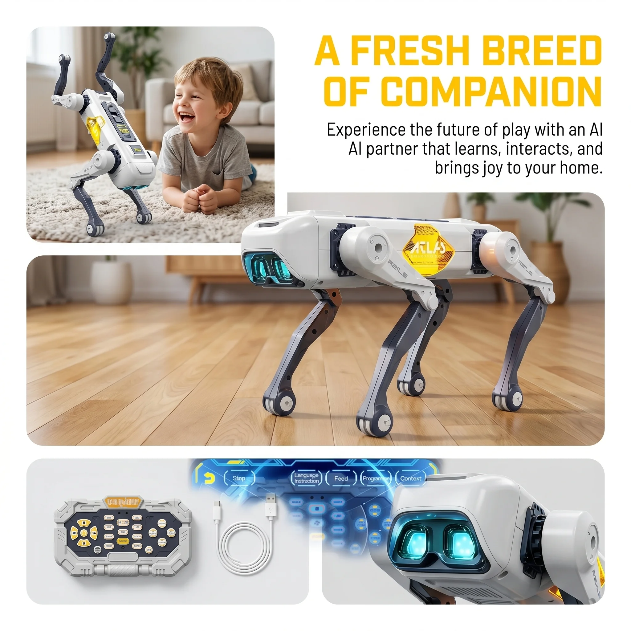 KI-Smart-Roboterhund, Sprach-  – Kids Education Product Bewertung und Preis